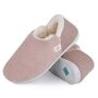 Women's Cosy Closed Back Slippers In Oat, thumbnail 5 of 8
