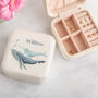 Personalised Whale Travel Jewellery Box Storage Case, thumbnail 1 of 3