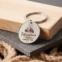 Personalised 'The Mountains Are Calling' Metal Keyring, thumbnail 4 of 7
