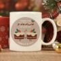 Personalised ‘Pudding Up With Me’ Couples Christmas Mug, thumbnail 2 of 4