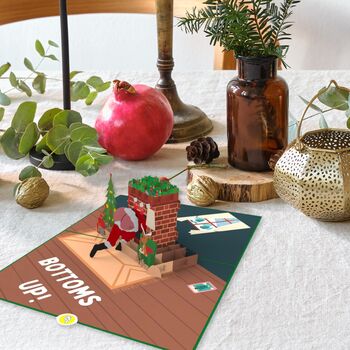 Have A Cracking Christmas! 3D Pop Up Funny Xmas Card! Cheeky And Silly Xmas Card For Him And Her, 6 of 10