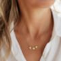 30th Birthday Gift, Three Star Necklace Gift For Three Decades, thumbnail 2 of 8