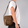 Compact Canvas Leather Dslr Camera Bag, thumbnail 3 of 12
