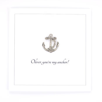 You're My Anchor! Personalised Father's Day Card, 2 of 2