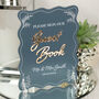 Wavy Edge Wedding Sign Our Guest Book Sign, thumbnail 1 of 4