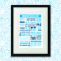 Manchester City Football Club Personalised Print, thumbnail 4 of 5