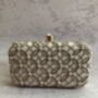 Pink Handcrafted Rectangular Clutch, thumbnail 1 of 5