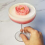 Vegan Handmade Rose Martini Scented Cocktail Candle, thumbnail 2 of 2