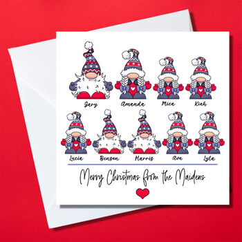 Personalised Gonk Family Christmas Cards, 3 of 6