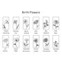 Personalised Projection Photo Name And Birth Flower, thumbnail 5 of 5