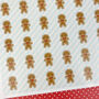 Gingerbread Man Kawaii Christmas Stickers, thumbnail 4 of 4