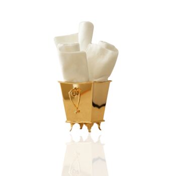 Luxury Gold Brass Napkin Holder, 2 of 2