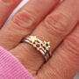 Star Birthstone Ring, thumbnail 4 of 12