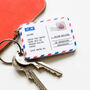 University Personalised Good Luck Keyring, thumbnail 2 of 3