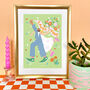 Personalised Wedding Or Engagement Print, thumbnail 2 of 4