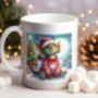 Cute Personalised Christmas Welsh Dragon Mug, thumbnail 2 of 2