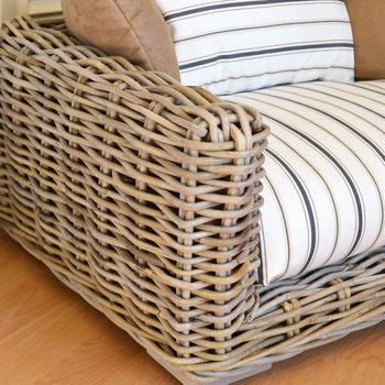 'The Willow' Luxury Rattan Pet Bed, 6 of 7