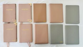Passport Cover With Monogram, 4 of 10