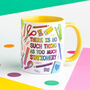 Colourful Stationery Lover Mug, thumbnail 1 of 3