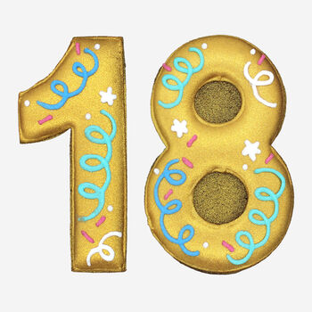 Hand Iced 18th Birthday Biscuit, 3 of 3