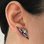 Crystal Spike Stud Earrings, thumbnail 1 of 3