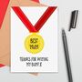 Large Size Personalised Mum Medal Card, thumbnail 2 of 6