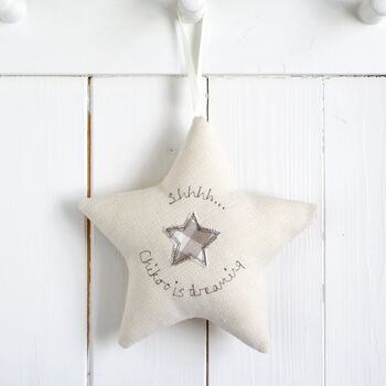 Personalised Embroidered Hanging Star Gift For Any Occasion, 2 of 12