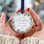 Personalised First Christmas Engaged Ceramic Gift, thumbnail 6 of 7