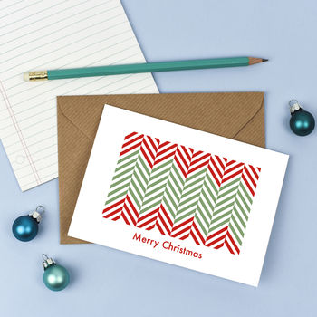 Graphic Christmas Card Pack, 4 of 4