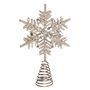 Shine Bright Handmade 3D Snowflake Tree Topper, thumbnail 2 of 2