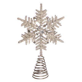 Shine Bright Handmade 3D Snowflake Tree Topper, 2 of 2