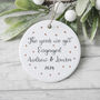 The Year We Got Engaged Personalised Decoration, thumbnail 1 of 4