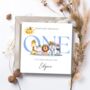 Blue Safari Animals 1st Birthday Card For Son, Daughter, Any Relationship, thumbnail 1 of 3