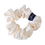Silk Scrunchie Gift Box Hair Scrunchie Ponytail Holder Hairband Mulberry Silk Satin Luxurious Pink Cream Floral Hair Tie Multi Pack, thumbnail 7 of 11