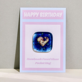 Handmade Glass Letterbox Keepsake Greeting Card Gift Pocket Token, 6 of 10