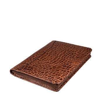 Luxury Leather A4 Conference Folder.'The Dimaro Croco', 7 of 9