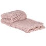 Chunky Knit Baby Pink Throw, thumbnail 1 of 1