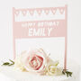 Personalised Flag Bunting Birthday Cake Topper, thumbnail 1 of 7