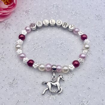 Personalised Horse Charm Bracelet, 11 of 12