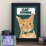 Funny Art Print For Cat Lovers Cattitude, thumbnail 1 of 4