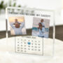 Personalised Daddy Photo Calendar Acrylic Block, thumbnail 1 of 3
