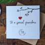 Personalised 70th Birthday Card For Special Grandma, thumbnail 1 of 4