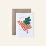 Leaf Bouquet Children's Thank You Card, thumbnail 3 of 4