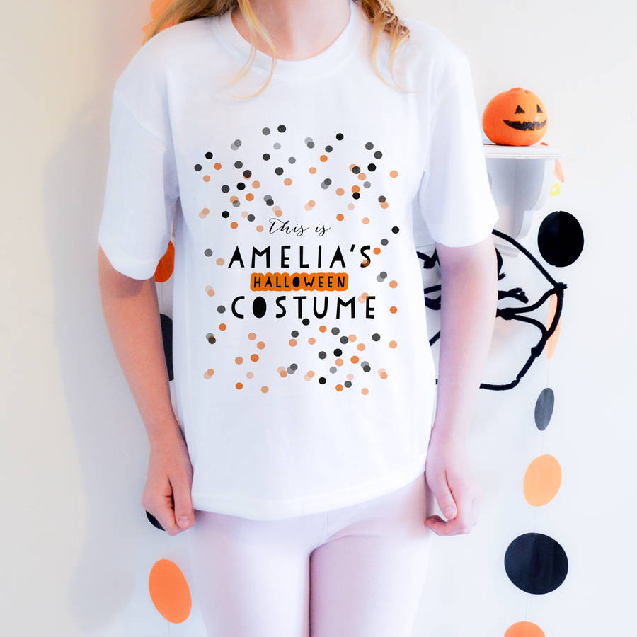 Halloween T Shirt Costume 'Confetti' By Peach Tea Studio