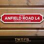 Liverpool Fc Personalised Bar And Man Cave Metal Sign, thumbnail 1 of 2