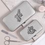 Personalised Ladies Manicure Set Silver Pearl, thumbnail 8 of 12
