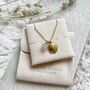 Monstera And Rose Quartz 18ct Gold Necklace, thumbnail 1 of 3