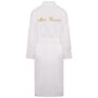 Personalised Christy Terry Toweling Robe, thumbnail 2 of 4