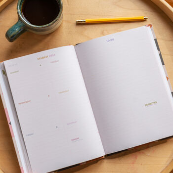 2024 Diary | A5 Hardcover Week To View | Quilt Pattern, 2 of 12