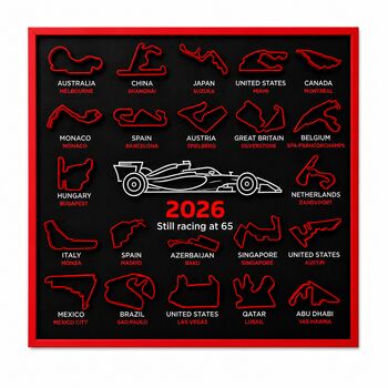 2026 Personalised Racing Calendar, 2 of 4